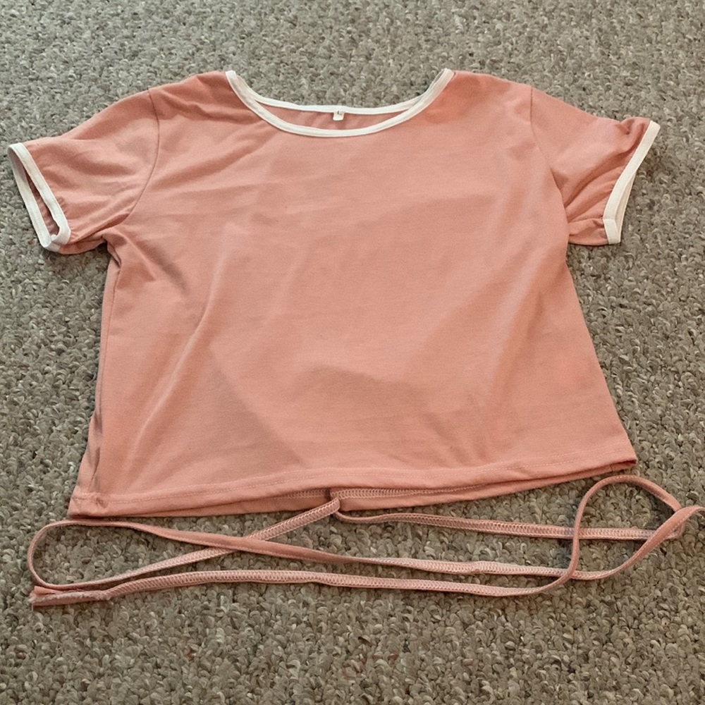 Wrap tie crop top!